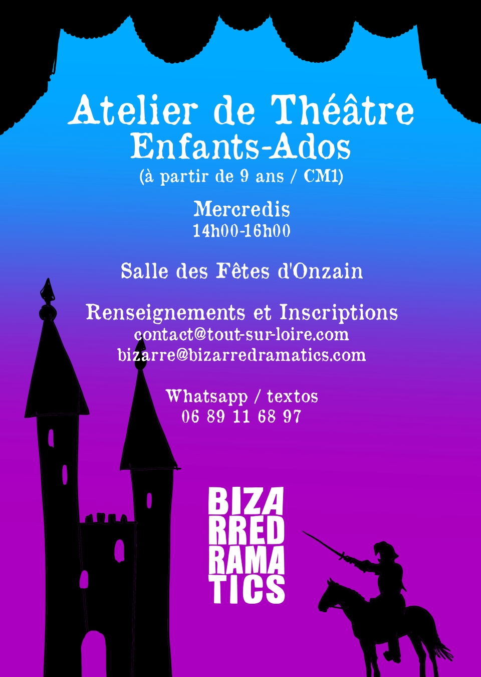 Théâtre Enfants/Ados - Onzain